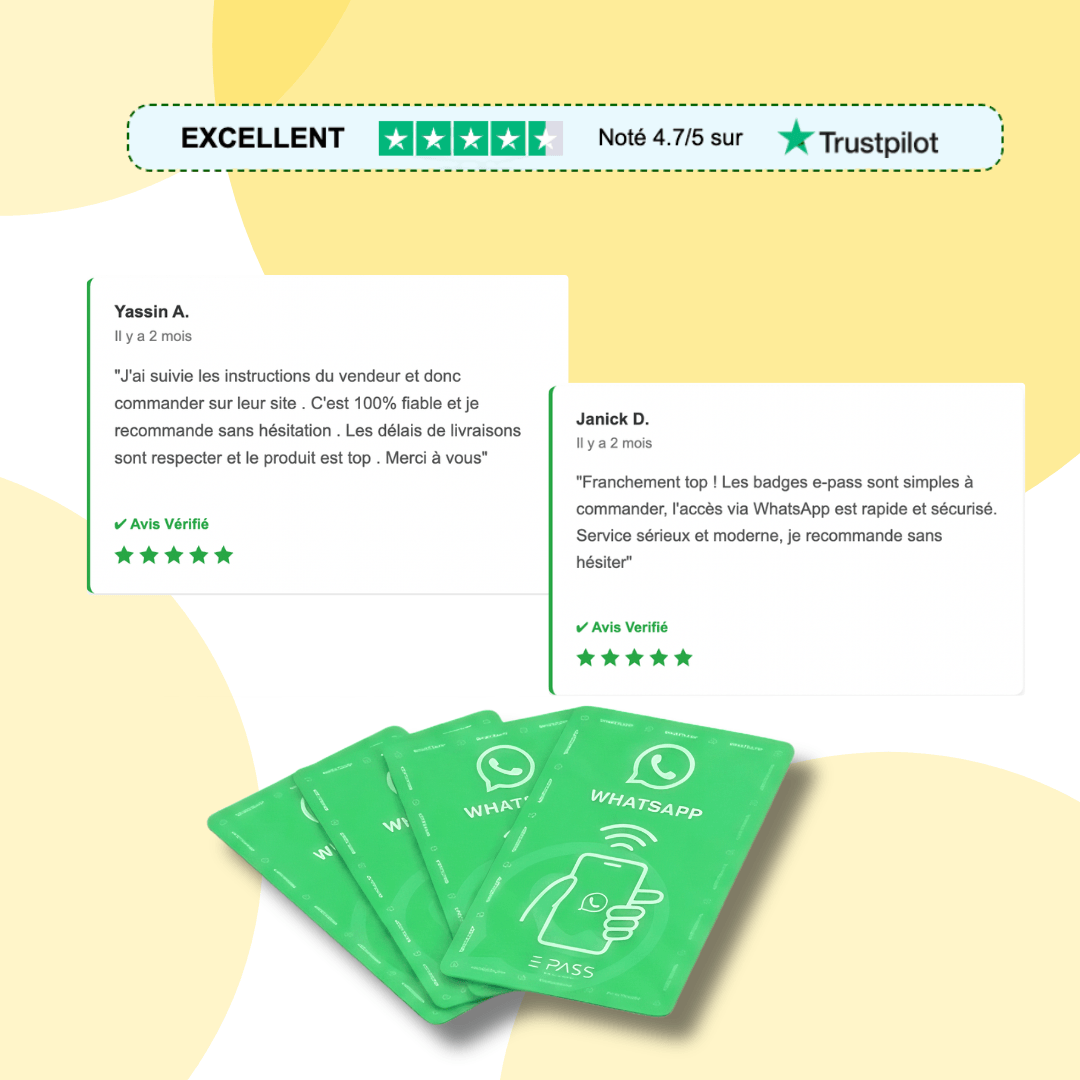 Carte WhatsApp