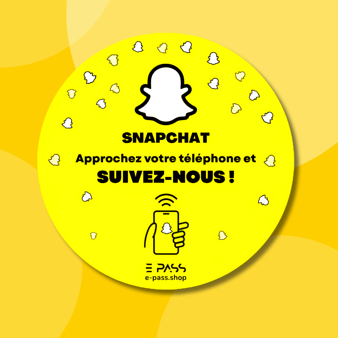 Plaque Snapchat