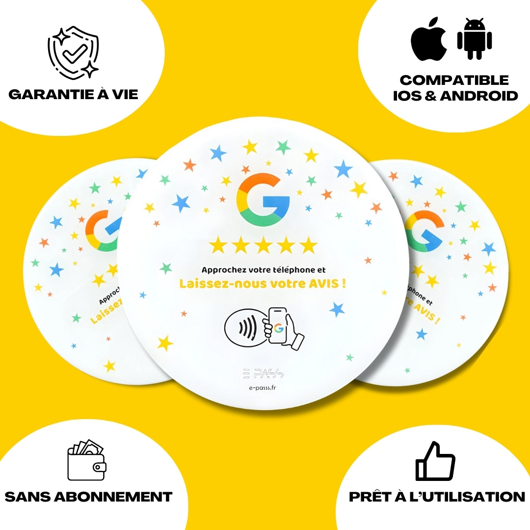 Plaque Avis Google