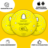 Plaque Snapchat