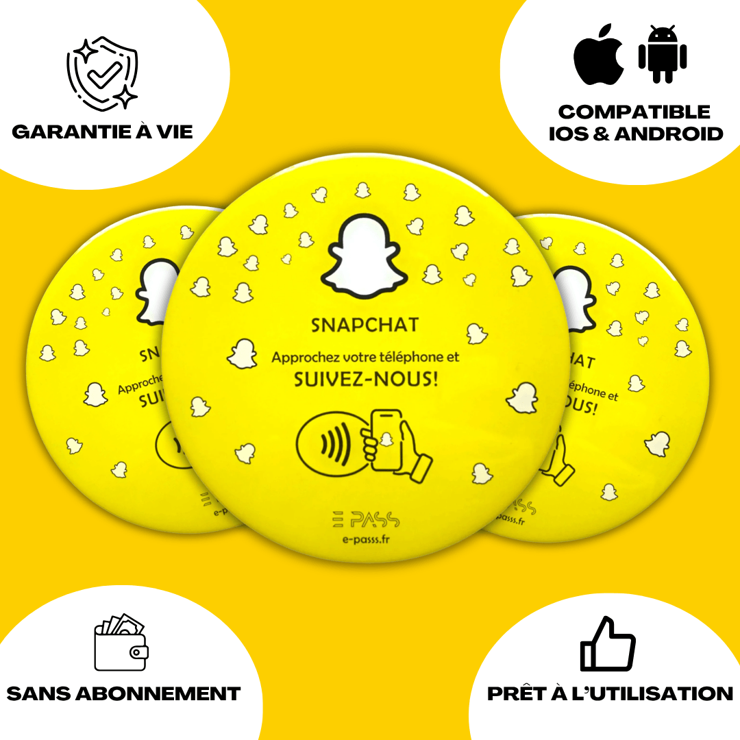 Plaque Snapchat