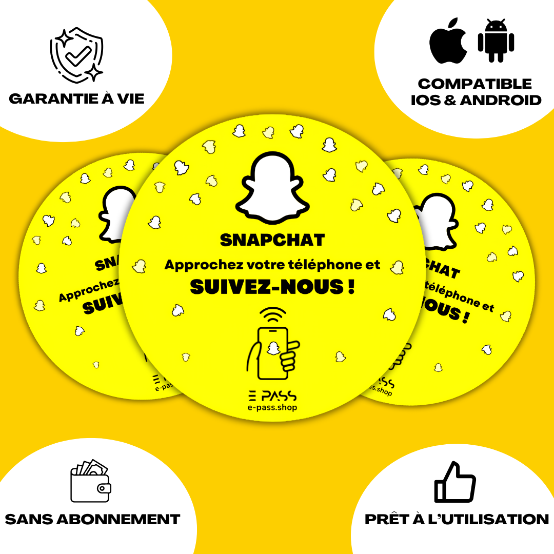Plaque Snapchat