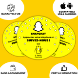 Plaque Snapchat