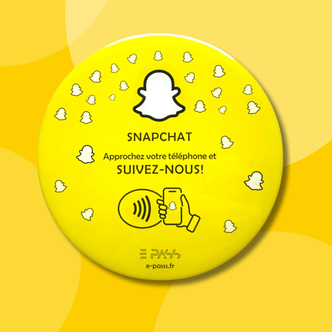 Plaque Snapchat