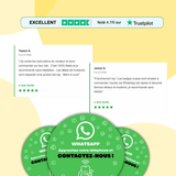Plaque WhatsApp