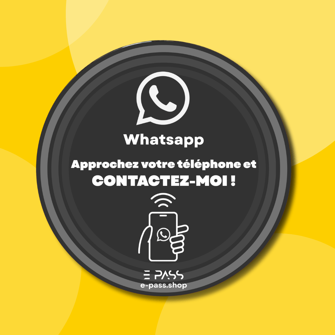 Plaque WhatsApp