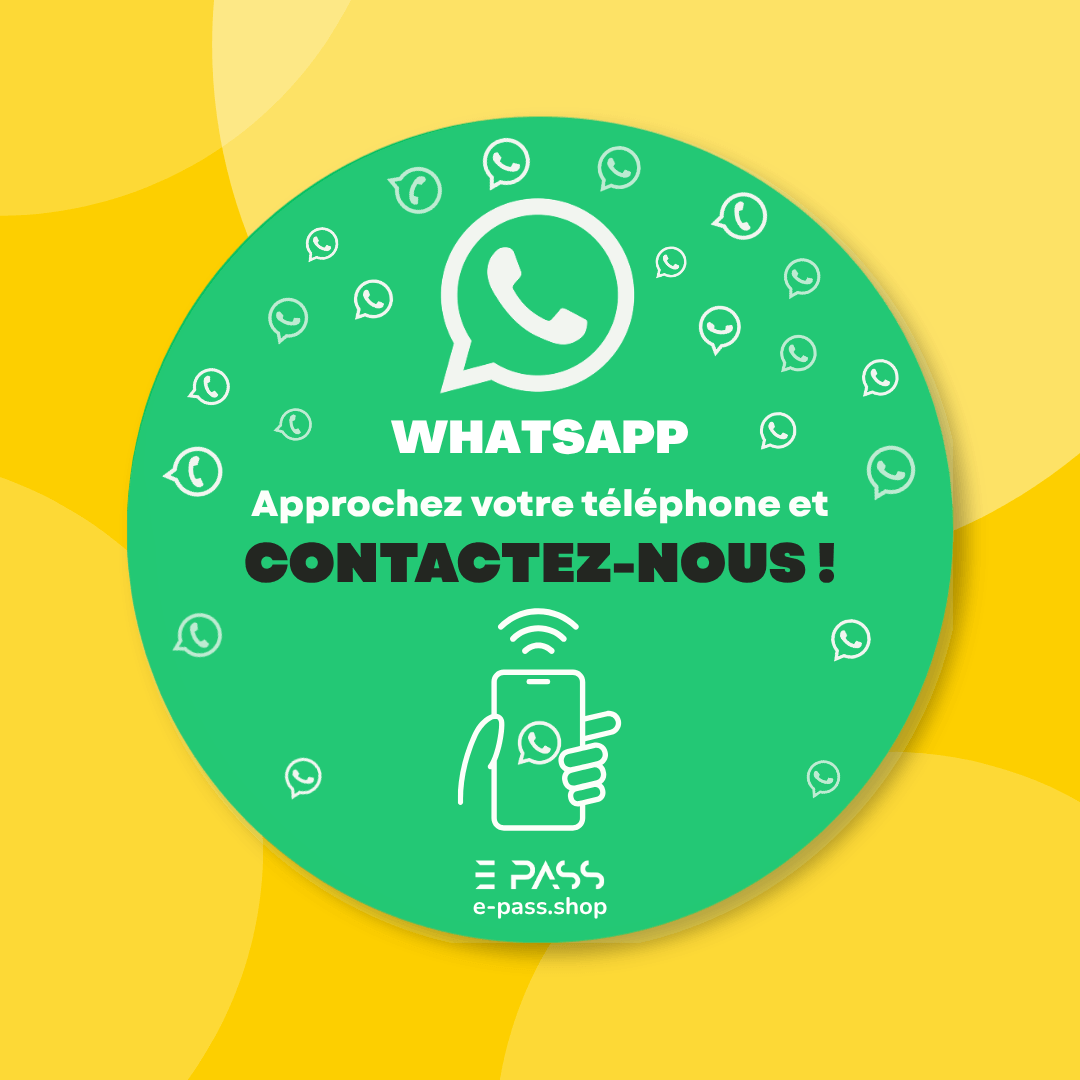 Plaque WhatsApp
