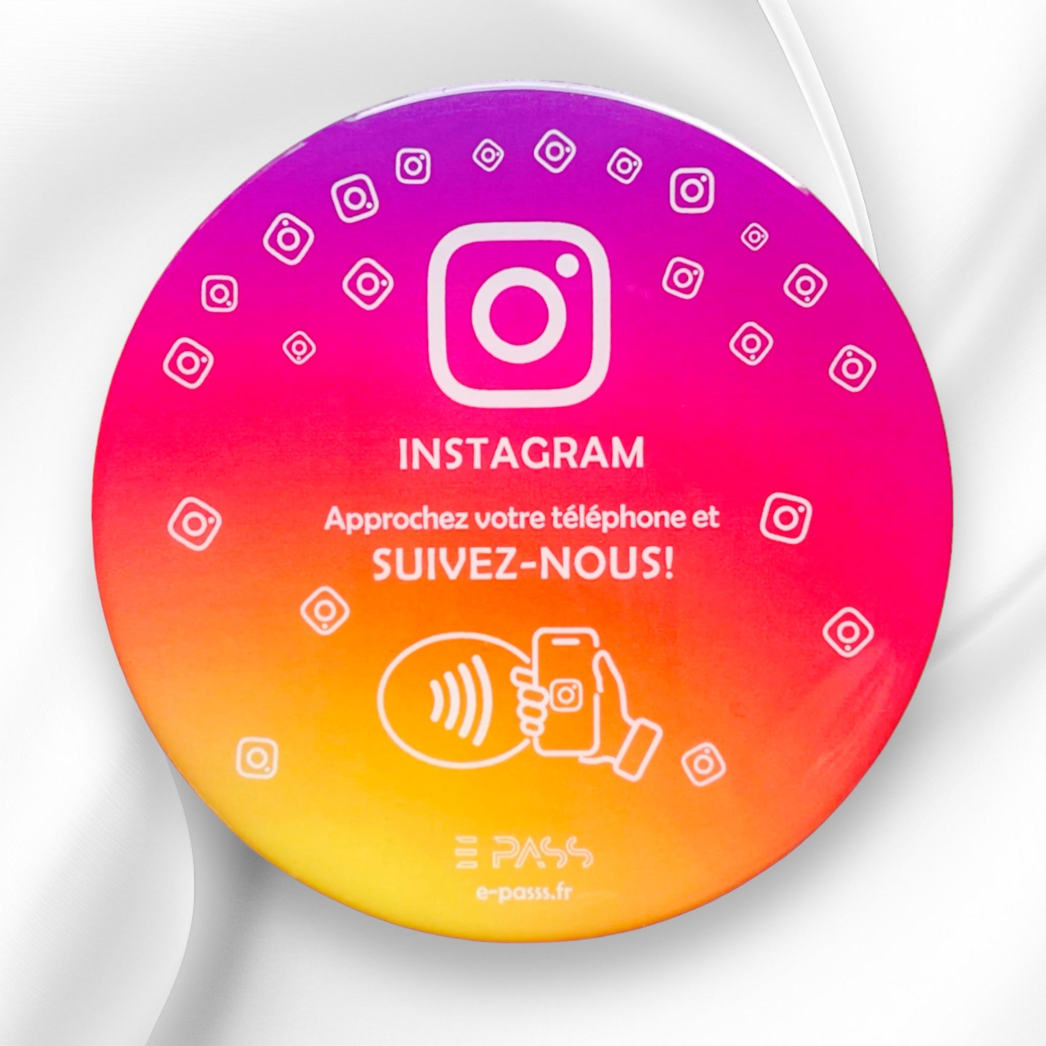 Plaque Instagram - E PASS