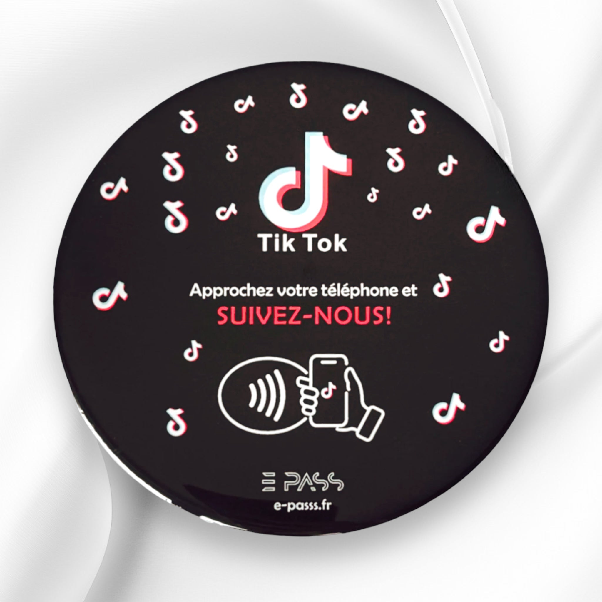 Plaque TikTok - E PASS