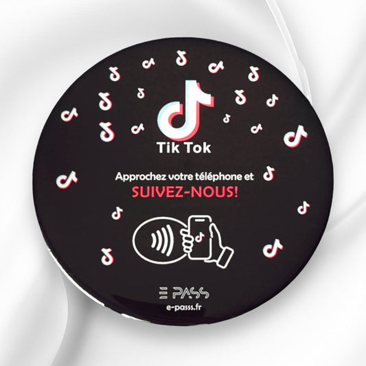 Plaque TikTok - E PASS