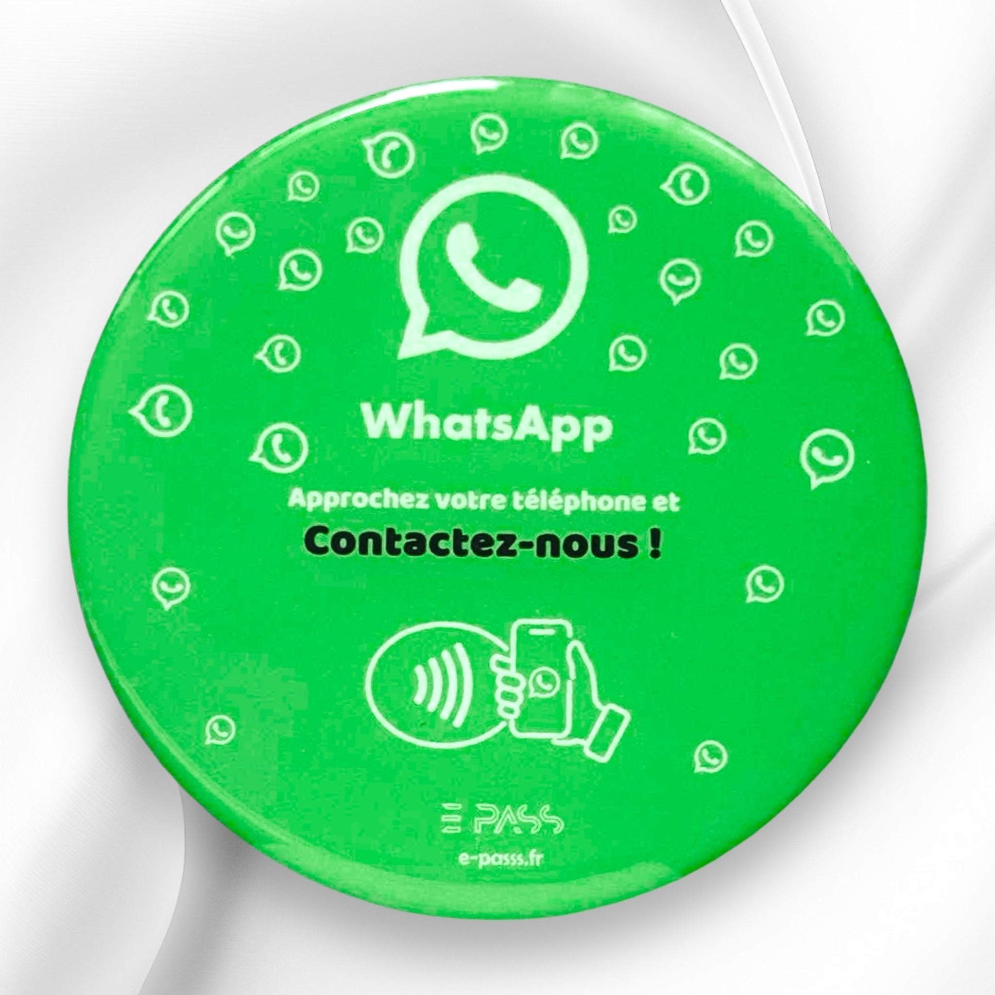 Plaque WhatsApp - E PASS