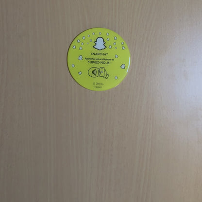 Plaque Snapchat