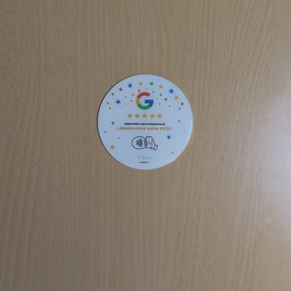 Plaque Avis Google